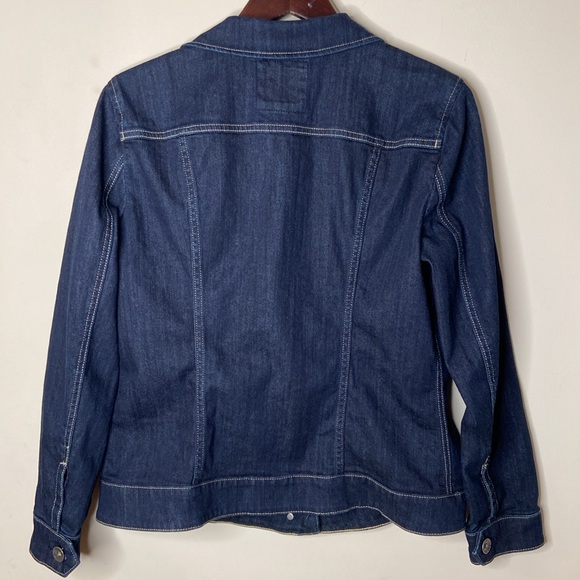 ESPRIT Dark Wash Classic Denim Jacket - Picture 10 of 10